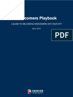 Newcomers Playbook - A Guide To Welcoming Newcomers Into Your City