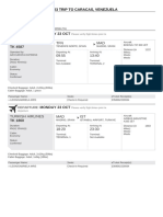 TripCase - Print Your Itinerary - Travel Reservation October 23 For MRS GABRIELA LEON