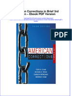 American Corrections in Brief 3Rd Edition Version Full Chapter PDF