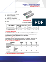 SFP 1.25G Bidi TX15501310NM 10KM LC