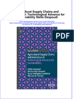 Agricultural Supply Chains and Industry 4 0 Technological Advance For Sustainability Stella Despoudi Full Chapter PDF