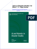 Ai and Robotics in Disaster Studies 1St Ed Edition T V Vijay Kumar Full Chapter PDF