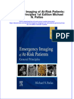 Emergency Imaging of at Risk Patients General Principles 1St Edition Michael N Patlas Full Chapter PDF