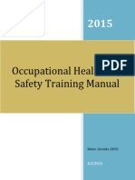 2015-Occupational Health & Safety Training Manual