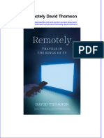 Remotely David Thomson Full Chapter PDF