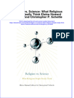 Religion Vs Science What Religious People Really Think Elaine Howard Ecklund and Christopher P Scheitle Full Chapter PDF