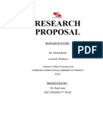 Brief Research Proposal