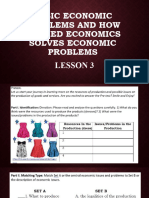 Basic Economic Problems and How Applied Economics Solves