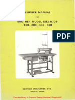 Brother DB2-B705-100, - 200, - 400, - 500 Service Manual