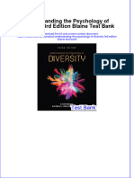 (Download PDF) Understanding The Psychology of Diversity 3rd Edition Blaine Test Bank Full Chapter