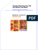 Instant Download PDF Medical Surgical Nursing Care 4th Edition Burke Test Bank Full Chapter