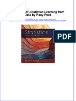 Full Download PDF of (Ebook PDF) Statistics Learning From Data by Roxy Peck All Chapter