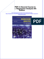 Full Download PDF of (Ebook PDF) A Second Course in Statistics: Regression Analysis 8th Edition All Chapter