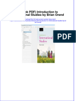 (Ebook PDF) (Ebook PDF) Introduction To International Studies by Brian Orend All Chapter