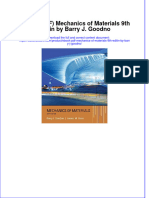 Full Download PDF of (Ebook PDF) Mechanics of Materials 9th Editin by Barry J. Goodno All Chapter