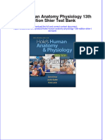 (Download PDF) Holes Human Anatomy Physiology 13th Edition Shier Test Bank Full Chapter