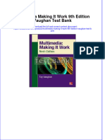 (Download PDF) Multimedia Making It Work 9th Edition Vaughan Test Bank Full Chapter