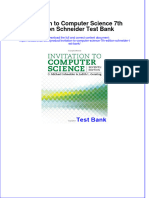 Instant Download PDF Invitation To Computer Science 7th Edition Schneider Test Bank Full Chapter