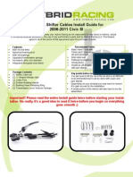 8th Gen Shifter Cables Install Guide