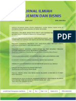 Jurnal Ilmiah Manajemen Dan Bisnis Vol.7 No.2