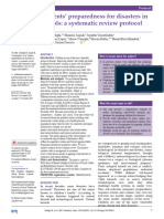 Students Preparedness For Disasters in Schools A Systematic Review Protocol