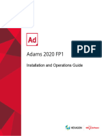 Adams 2020 fp1 Doc Install