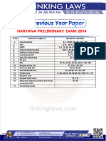 Haryana Preliminary Exam 2014 29