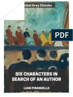 Luigi Pirandello Six Characters in Search of An Author