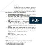 Transport Engineering Notes-Design Capacty and Sight Distances