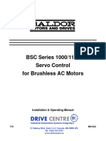 Baldor BSC1000 BSC1100 Manual