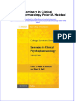 PDF Seminars in Clinical Psychopharmacology Peter M. Haddad All Chapter