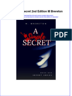 Dơnload A Simple Secret 2nd Edition M Brereton Full Chapter