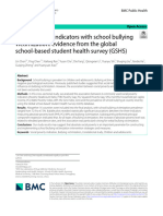 Social Poverty Indicators With School Bullying Victimization Evidence From The Global Schoolbased Student Health Survey GSHS 2024 BioMed Central LTD