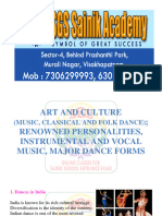 GK 4 Art and Culture (Music, Classical and Folk Dance)