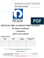 DG Sizing of Generator PDF Free