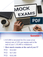 Mock Exams