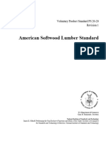 American Softwood Lumber Standard - Product Standards PS20