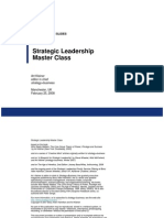 Strategic Leadership Master Class: Presentation Slides