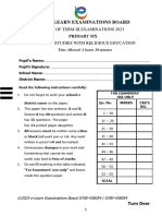 End of Year p.6 SST E-Learn Exams 2023