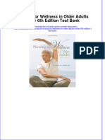 Nursing for Wellness in Older Adults Miller 6th Edition Test Bank  download pdf full chapter