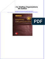 Test Bank for Staffing Organizations 9th Edition  download pdf full chapter