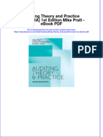 Ebook Download Auditing Theory and Practice (Team-IRA) 1st Edition Mike Pratt - Ebook PDF All Chapter