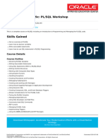 Oracle Database 19c PLSQL Workshop