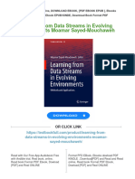 Full Download Learning From Data Streams in Evolving Environments Moamar Sayed-Mouchaweh PDF