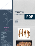Tonify Qi - A Comparison of Herbs