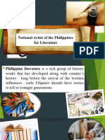 National Artist of The Philippines For Literature Pres.