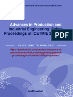 Download full Advances in Production and Industrial Engineering: Select Proceedings of ICETMIE 2019 P. M. Pandey ebook all chapters