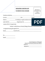 Labour Card Student Form