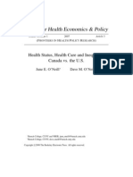 Oneill Health Status Canada Vs Us