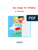 English Video Songs For Children - Lyrics